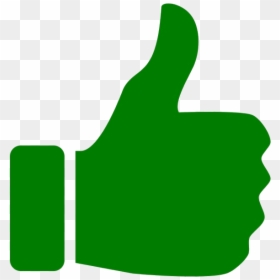 Green Thumbs Up Clipart, HD Png Download - thumbs up png