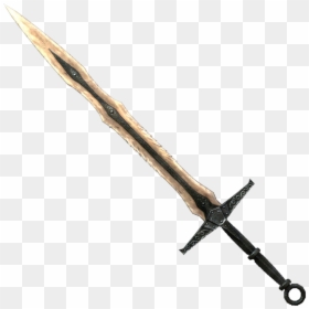 Fantasy Two Handed Sword, HD Png Download - sword png