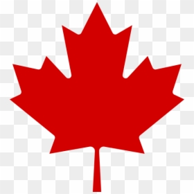 Red Maple Leaf Canada, HD Png Download - leaf png