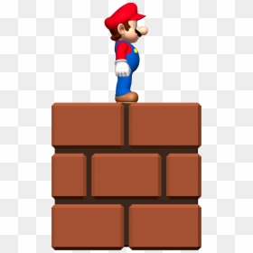 Mario Brick Block, HD Png Download - mario png