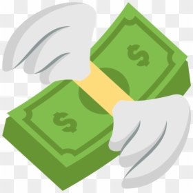 Flying Money Emoji Vector, HD Png Download - rain png
