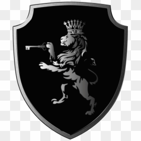 Lion In Shield Logo Png, Transparent Png - shield png