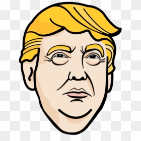Trump Drawing, HD Png Download - trump png