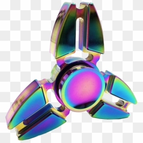 Oil Slick Fidget Spinner, HD Png Download - fidget spinner png