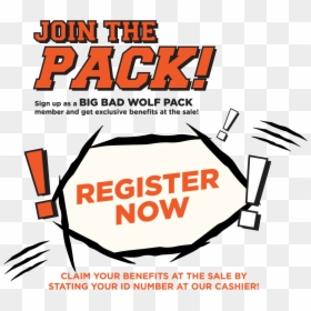 Big Bad Wolf Membership, HD Png Download - wolf png