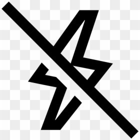This Image Is Composed Of A Lightning Bolt - Cross, HD Png Download - lightning bolt png