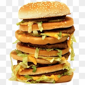 Biggest Mcdonalds Burger In The World, HD Png Download - food png