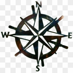 Compass Rose Transparent, HD Png Download - compass png