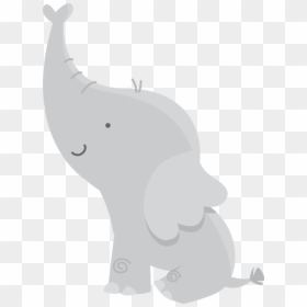 Elephant Baby Shower Clipart, HD Png Download - baby png