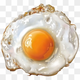 Fried Egg On Concrete, HD Png Download - egg png