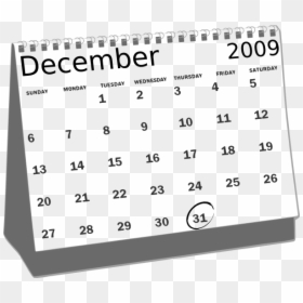 Calendar Clipart Black And White, HD Png Download - calendar png