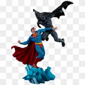 Batman Versus Superman Diorama Sideshow, HD Png Download - superman png