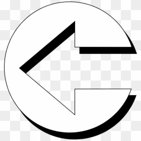 Circle, HD Png Download - white arrow png