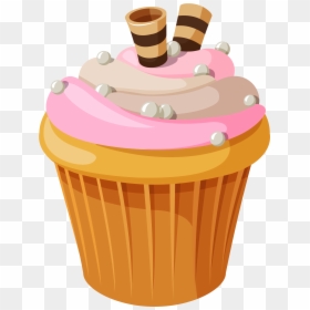 Cake Cream Clipart, HD Png Download - cupcake png