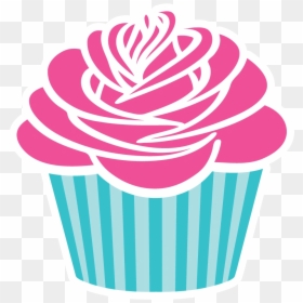Cupcake Clipart Pink And Blue, HD Png Download - cupcake png