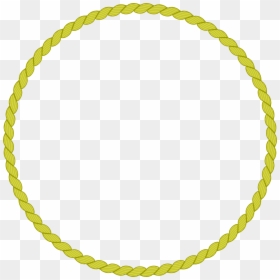 Gold Rope Circle Png, Transparent Png - rope png