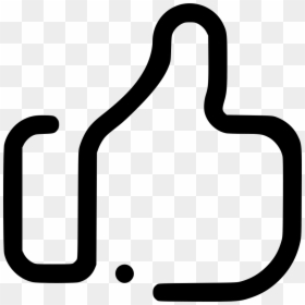 Thumbs Up Icon Line, HD Png Download - like png