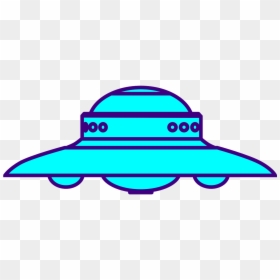 Blue Ufo Clipart, HD Png Download - alien png