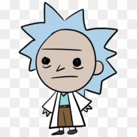 Simple Rick And Morty Drawing, HD Png Download - rick and morty png