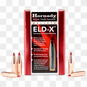 Hornady Eld X 308 Bullet, HD Png Download - bullet png