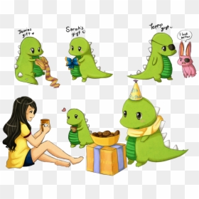Cartoon, HD Png Download - dinosaur png
