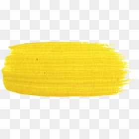 Brush Stroke Yellow Png, Transparent Png - paint brush png