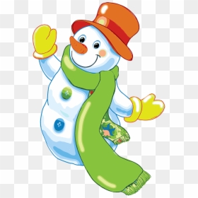 Dibujos De Invierno A Color, HD Png Download - snowman png