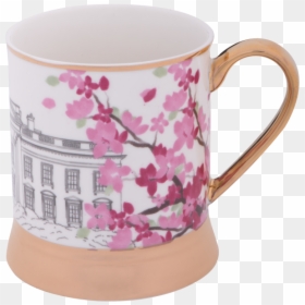 Coffee Cup, HD Png Download - cherry blossom png