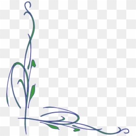 Flower Vines Frame Transparent Background, HD Png Download - vine png