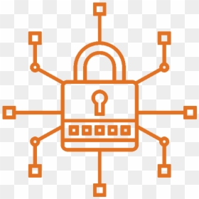 Cyber Crime Icon Png, Transparent Png - orange png