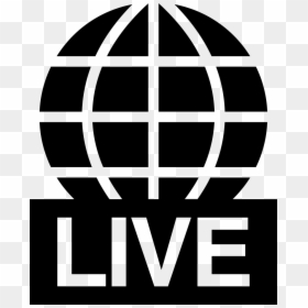 Minimalist Globe Icon, HD Png Download - live png