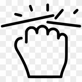Punch Icon, HD Png Download - fist png