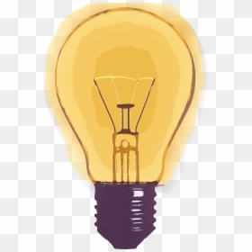 Transparent Light Bulb Pdf, HD Png Download - lightbulb png