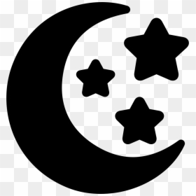 Moon And Stars Icon, HD Png Download - shapes png