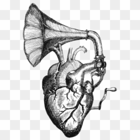 Heart Gramophone, HD Png Download - speaker png