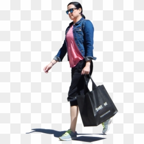 Leather Jacket, HD Png Download - people walking png