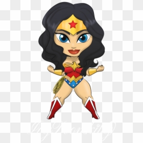 Wonder Woman Chibi Png, Transparent Png - wonder woman png
