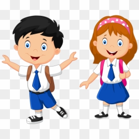 Student School Uniform Clipart, HD Png Download - school png