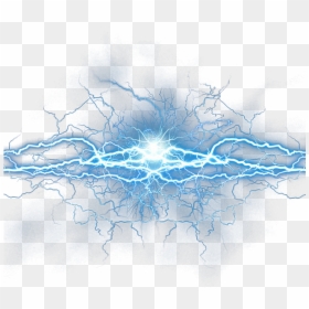 Transparent Background Blue Lightning Png, Png Download - lightning png no background