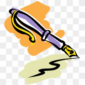 Writing Pen Clip Art, HD Png Download - pen vector png