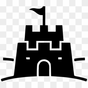 Sand Castle Icon, HD Png Download - sand clipart png