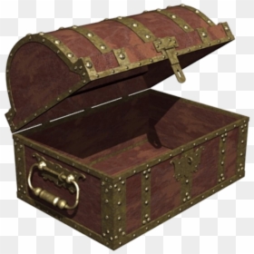 Old Pirate Treasure Chest, HD Png Download - empty box png