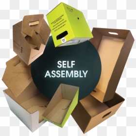 Cardboard Box Assembly, HD Png Download - empty box png