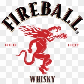Fireball Cinnamon Whisky Logo, HD Png Download - fireball logo png