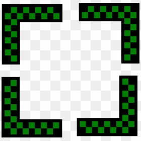 Green And Black Checkers, HD Png Download - green square png