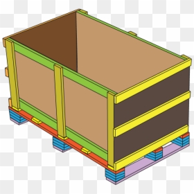 Building A Wooden Shipping Crate, HD Png Download - piece of wood png