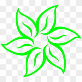 Neon Green Flowers Png, Transparent Png - green flowers png