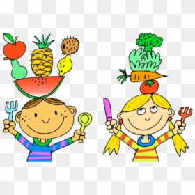 Cartoon Healthy Food Drawing, HD Png Download - diet png