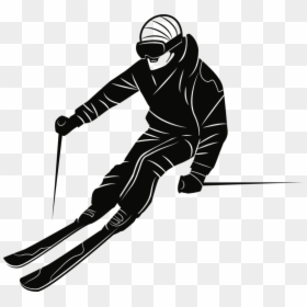 Kayak Yapan Insan Çizimi, HD Png Download - skier png