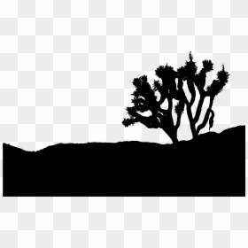 Joshua Tree Silhouette Png, Transparent Png - tree png silhouette